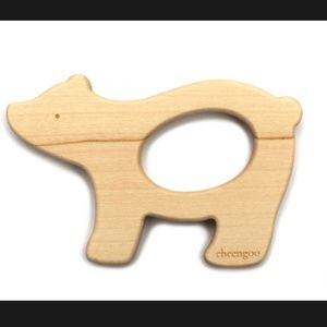 Wooden Bear Teether